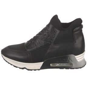 ASH - Lazer - black leather trainers - ankle bootie/wedge/sneaker